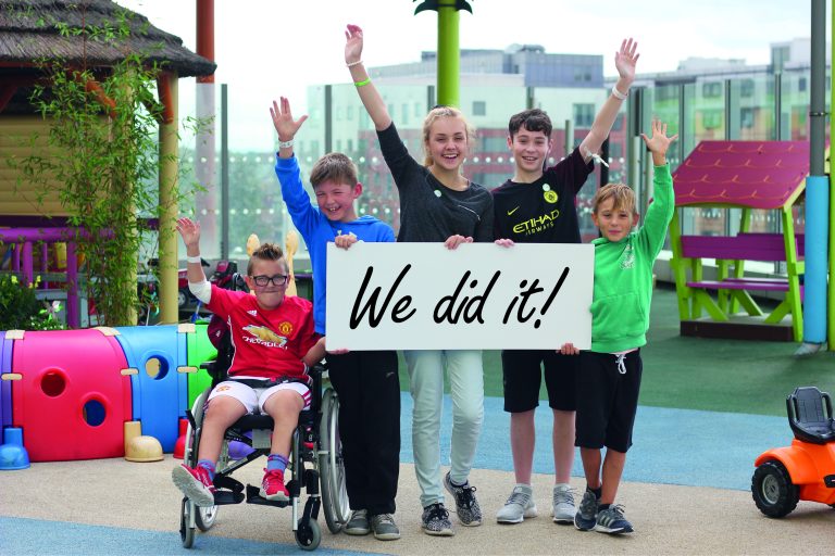 Patients at RMCH celebrate hitting target
