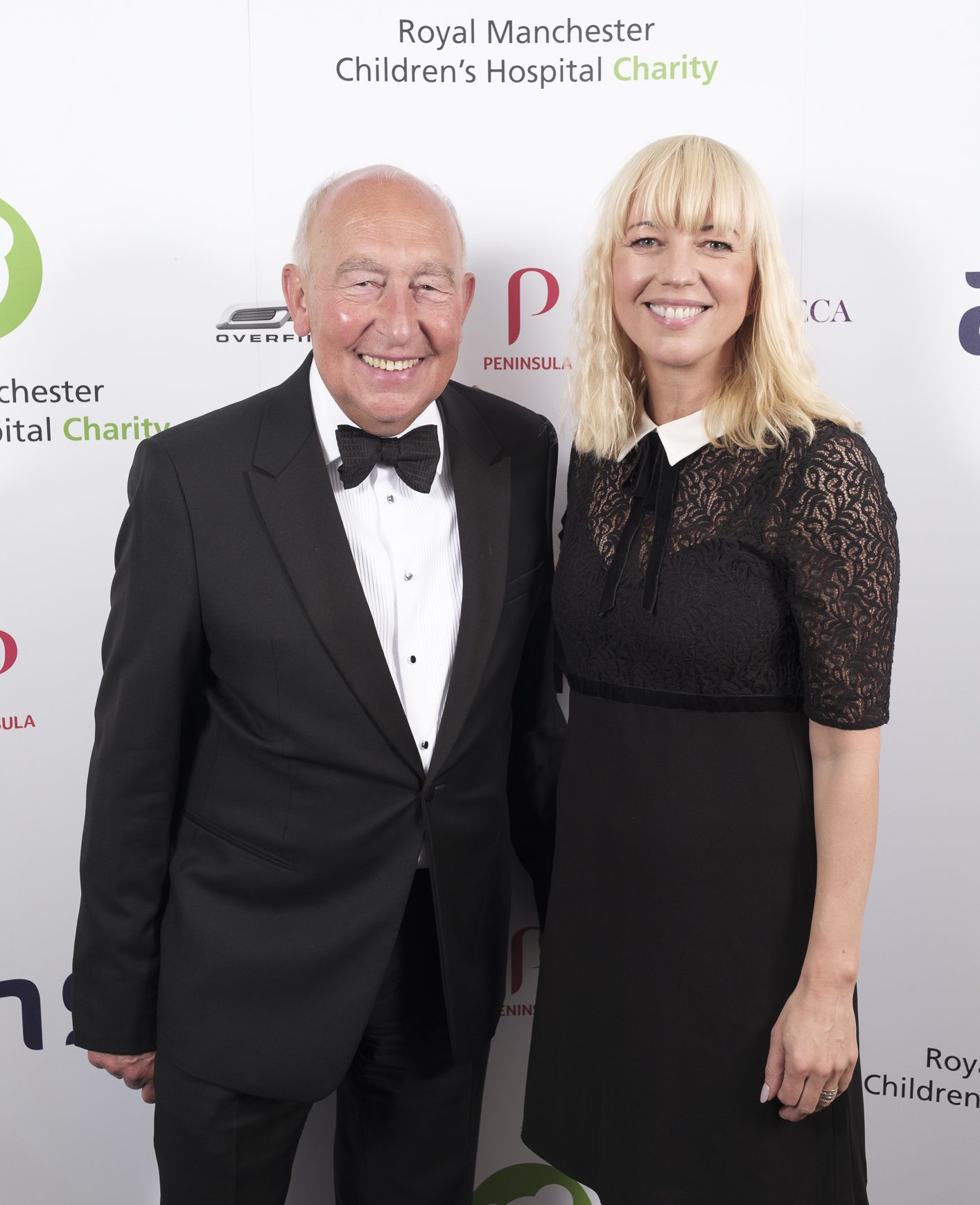 Chairman-of-the-fundraising-board-Mr-Maurice-Watkins-CBE-with-host-Sara-Cox