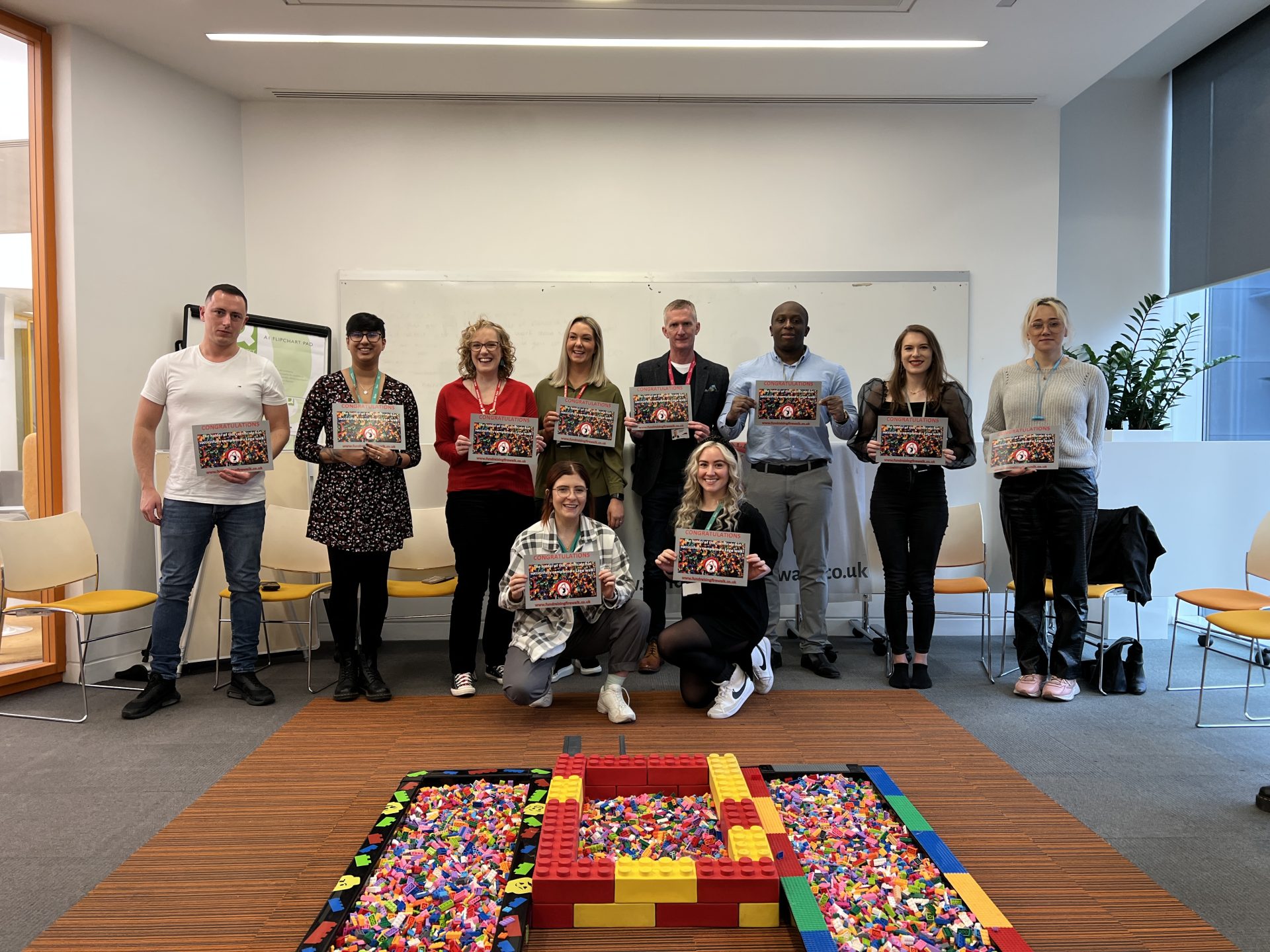 Peninsula Group colleagues at their Lego walk