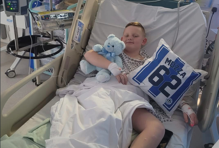 Archie in hospital with sepsis