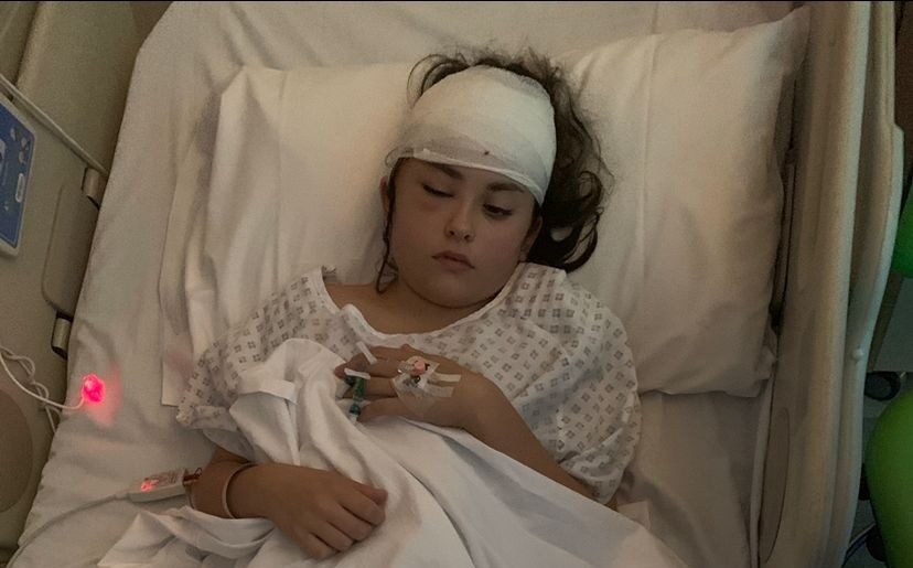 Freya after surgery